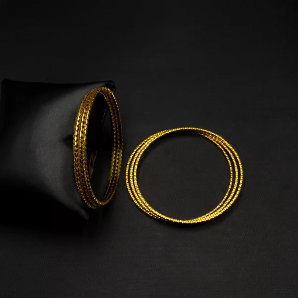 BA-2107007 – Gold Plated Bangles