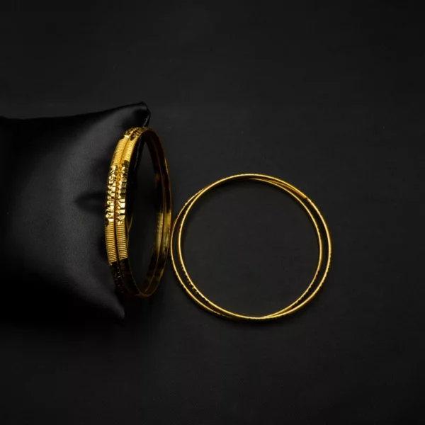 BA-2108003 – Gold Plated Bangles