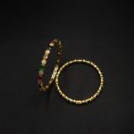 BA-2112005 - American Diamond Multicolor Bangle