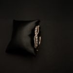 BL-2112004 - Rose Gold Plated American Diamond Cuff Bracelet