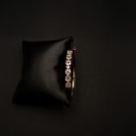 BL-2112005 - Rose Gold Plated American Diamond Cuff Bracelet