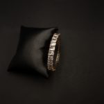 BL-2112023 - Rose Gold Plated American Diamond Cuff Bracelet