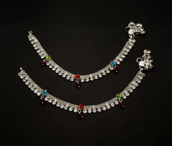 BPA-2109005 – Silver Plated Anklets For Babies