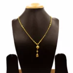 CH-2106005 – Gold Plated American Diamond Ball Necklace