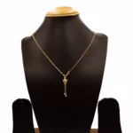 CH-2110005 – Gold Plated American Diamond Ball Necklace