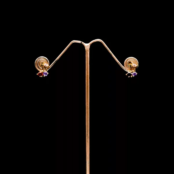 ER-2010012 - Multicolor Dainty Minimalistic Studs