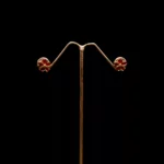 ER-2101003 - Radiant Ruby Stud Ear Tops