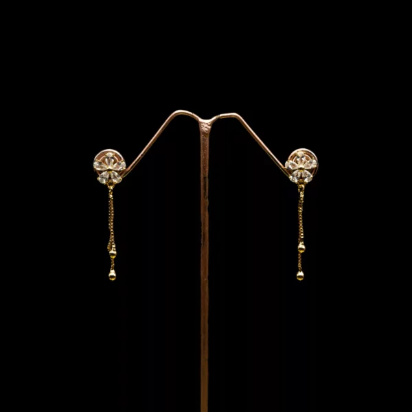 ER-2101017 - American Diamond Drop Earrings