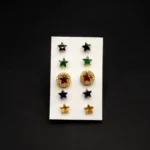 ER-2103001 – 5 in 1 Star Interchangeable Ear Tops Set