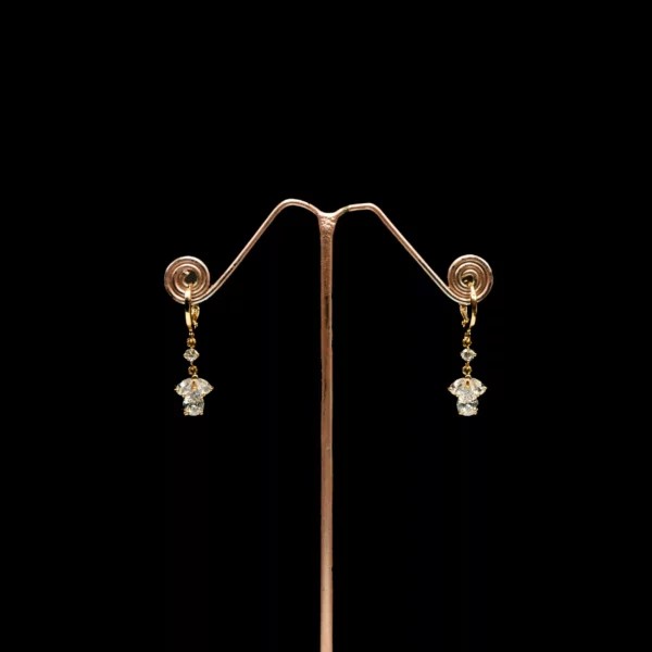 ER-2103016 - American Diamond Dangle Earrings