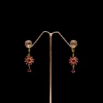 ER-2103017 - Radiant Ruby Dangle Earrings