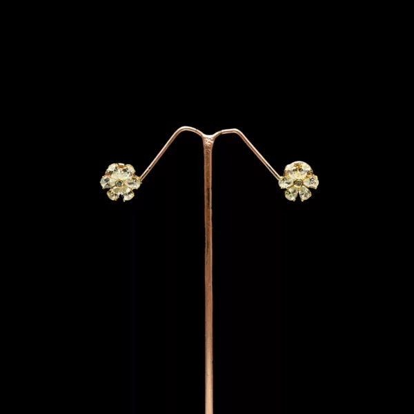 ER-2103028 - American Diamond Flower Studs
