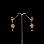 ER-2103035 - American Diamond Dangle Earrings