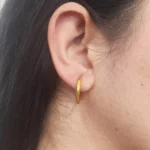 ER-2108004 – Gold Plated Hoop Earrings