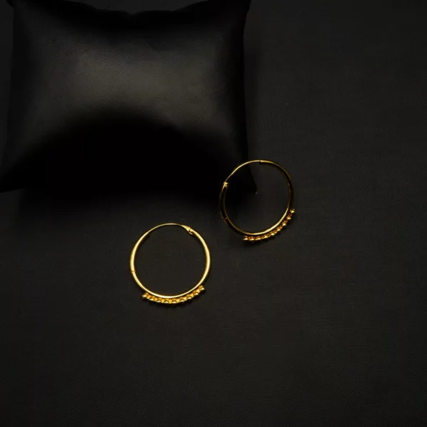 ER-2109001 - Gold Plated Hoop Earrings