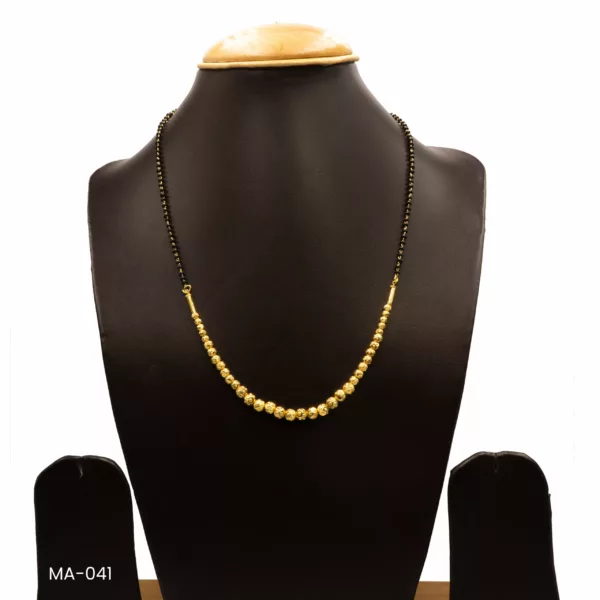 MA-041 - Gold Plated Minimalist Mangalsutra