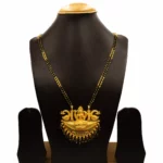 MA-2107005 - Gold Plated Multicolor Goddess Laxmi Mangalsutra