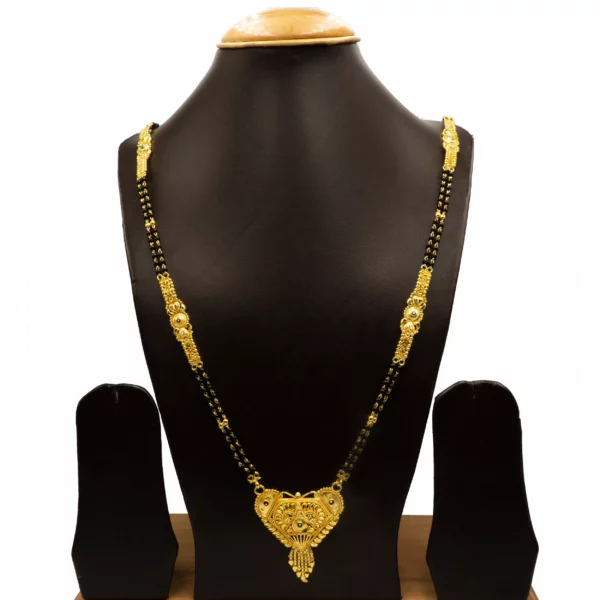 MA-2108002 - Gold Plated Long Traditional Mangalsutra