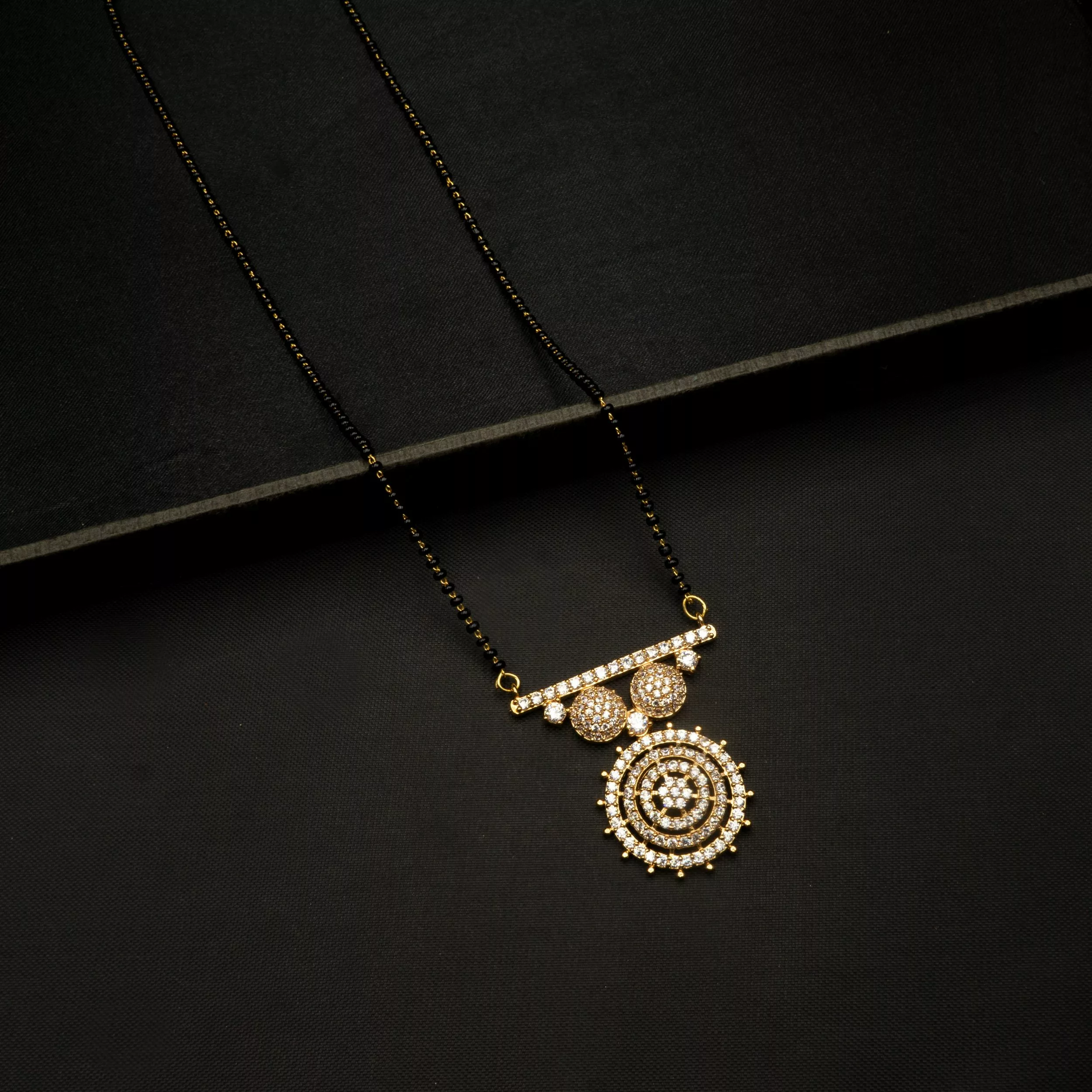 MA-2112001 - American Diamond Contemporary Mangalsutra MA-2112001 - American Diamond Contemporary Mangalsutra