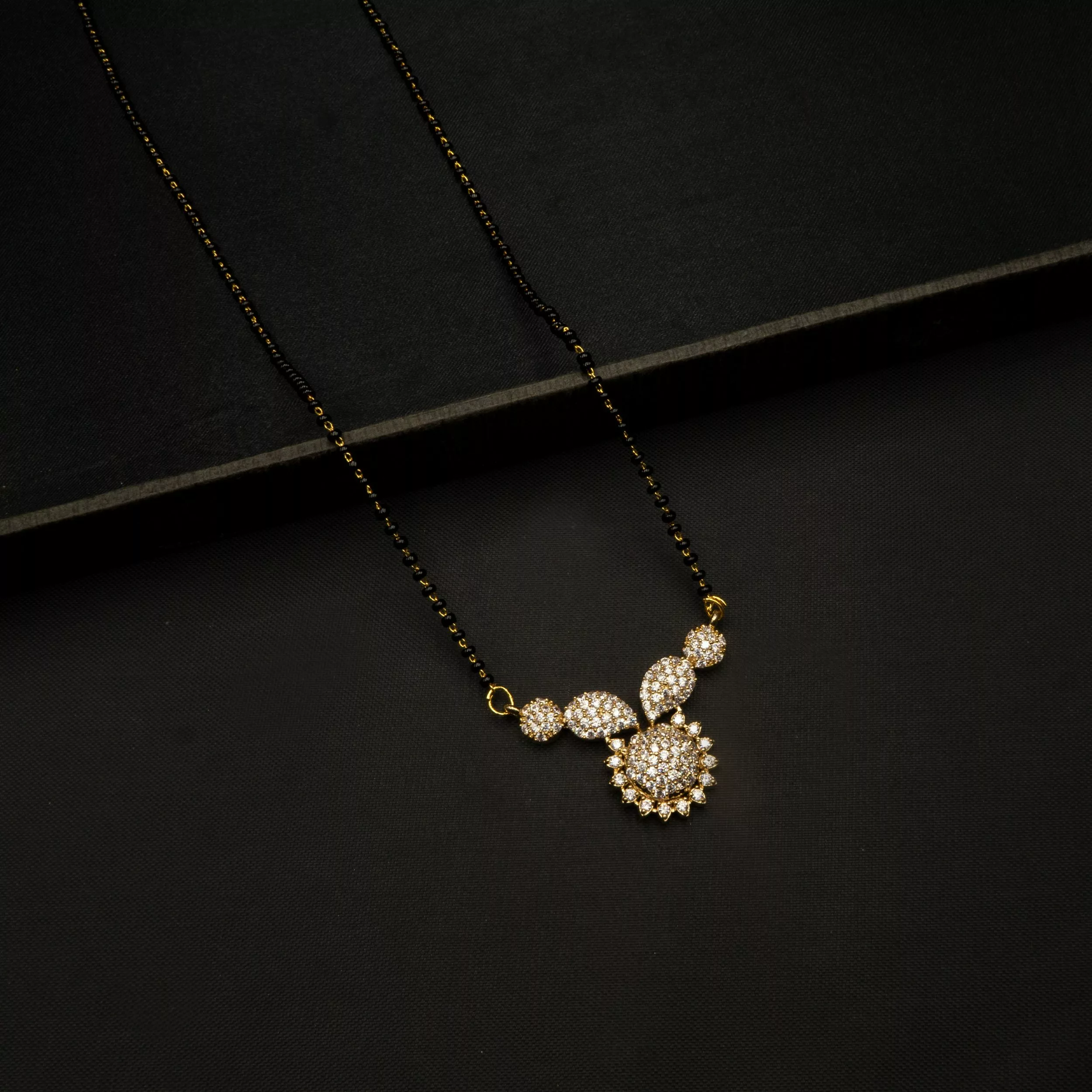 MA-2112003 - American Diamond Contemporary Mangalsutra MA-2112003 - American Diamond Contemporary Mangalsutra