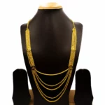 NS-2102001 - Gold Plated Coin Layered Necklace