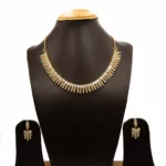 NS-2104024 - American Diamond Collar Necklace Set