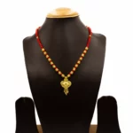 NS-2110001 - Gold Plated Red Crystal Necklace Set