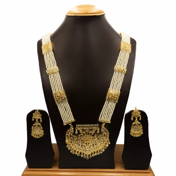 NS-2111002 - Kundan Studded Pearl Rani Haar