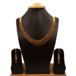 NS-2112014 - 7 Layer Red Crystal Necklace Set