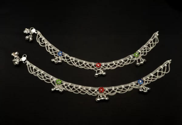 PA-2011007 - Silver Plated Anklets