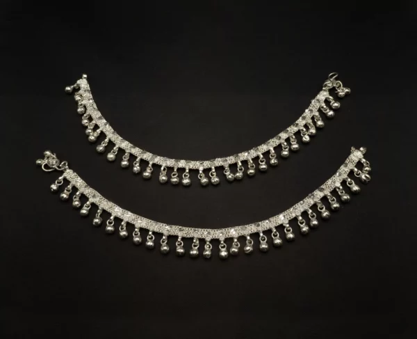 PA-2110001 - Silver Plated Anklets