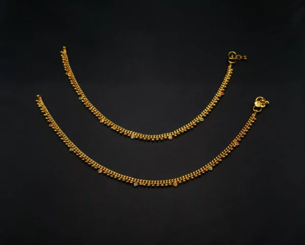PA-2110006 - Gold Plated Anklets