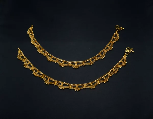 PA-2110010 - Gold Plated Anklets