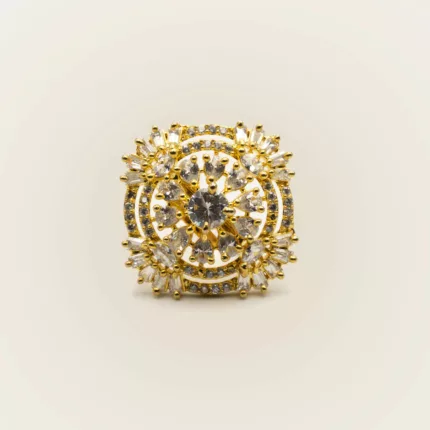 RI-2011007 - American Diamond Adjustable Ring