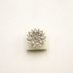 RI-2102001 - White Gold Plated American Diamond Adjustable Ring