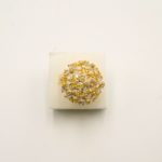 RI-2102023 - Gold Plated American Diamond Adjustable Ring