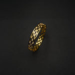 BA-2111001 – Gold Plated American Diamond Studded Bangle