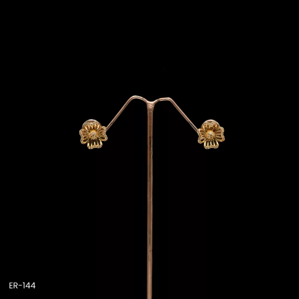 ER-144 - American Diamond Flower Studs