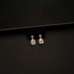 ER-2201006 - Elegant American Diamond Teardrop Earrings