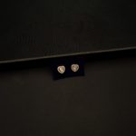 ER-2201007 - American Diamond Dainty Heart Stud Earrings