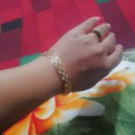 BA-2111001 - Gold Plated American Diamond Studded Bangle