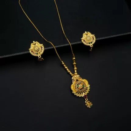 NS-2112015 - Gold Plated Necklace Set