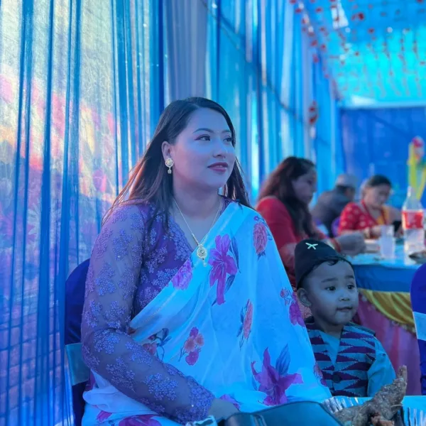 Customer Weaeing NS-2112015 - Gold Plated Necklace Set