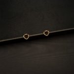 ER-2202001 - American Diamond Heart Stud Earrings