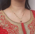 CH-2107001 - Gold Plated Multicolor Necklace