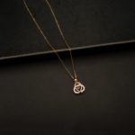 CH-2204002 - American Diamond Minimal Contemporary Necklace