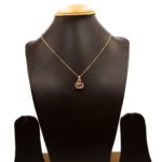 CH-2204002 - American Diamond Minimal Contemporary Necklace