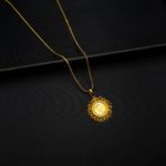 CH-2205002 - Gold Plated Asharfi Locket