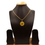 CH-2205002 - Gold Plated Asharfi Locket