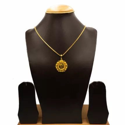 CH-2205002 - Gold Plated Asharfi Locket